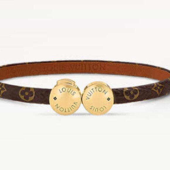 Louis Vuitton Historic Mini Monogram Bracelet Size 17 - Picture 1 of 12
